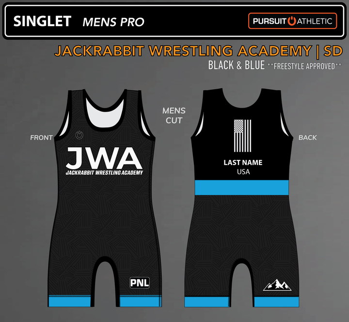 SINGLET | Mens Pro | Jackrabbit Wrestling Academy | SD