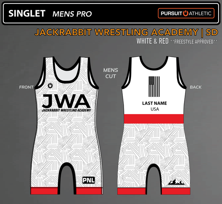 SINGLET | Mens Pro | Jackrabbit Wrestling Academy | SD