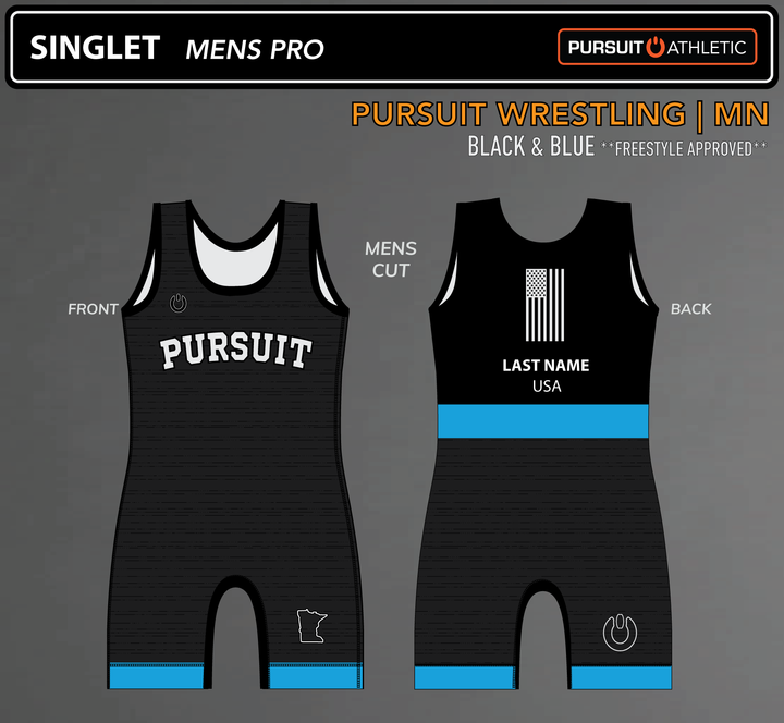 SINGLET | Mens Pro | Pursuit Wrestling | MN