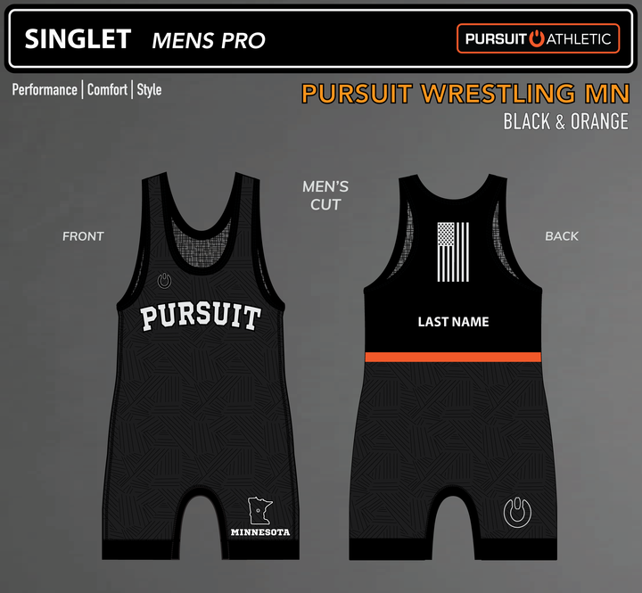 PRE-ORDER | Singlet | Mens Pro | Pursuit Wrestling MN