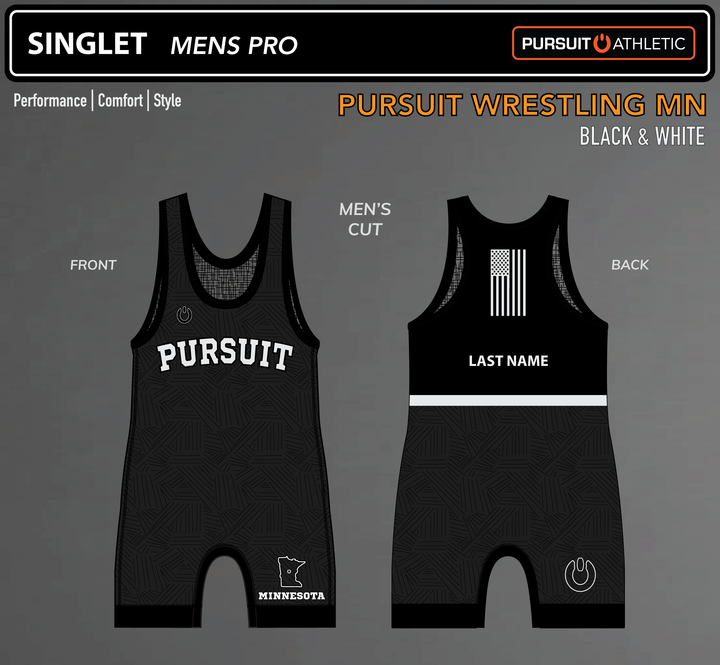 PRE-ORDER | Singlet | Mens Pro | Pursuit Wrestling MN