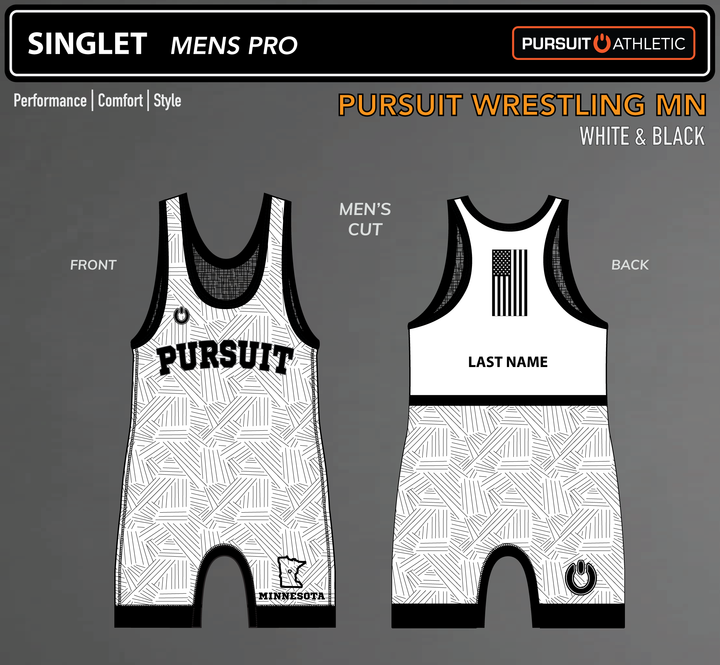 PRE-ORDER | Singlet | Mens Pro | Pursuit Wrestling MN
