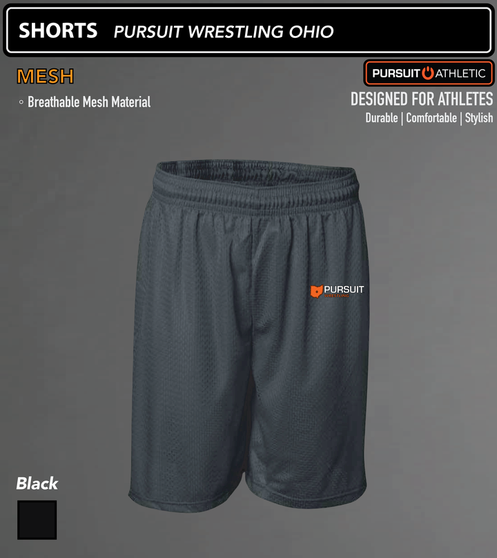 SHORTS | Mesh | Pursuit Wrestling Ohio