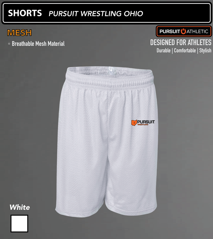 SHORTS | Mesh | Pursuit Wrestling Ohio