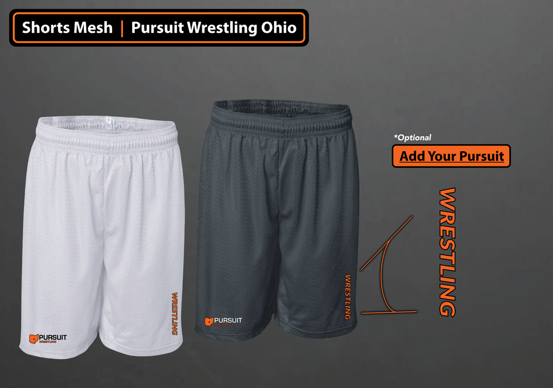 Shorts Mesh | Pursuit Wrestling Ohio