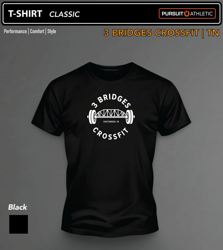 T-SHIRT | Classic | 3 Bridges Crossfit TN