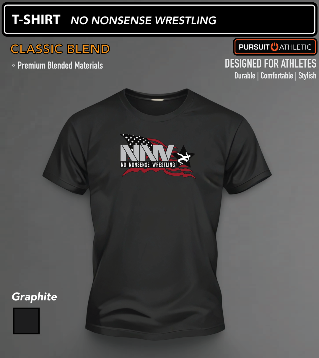 T-SHIRT | Classic Blend | No Nonsense Wrestling