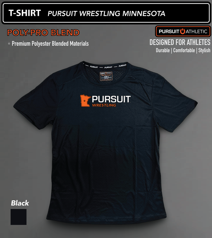 T-SHIRT | Poly-Pro Blend | Pursuit Wrestling Minnesota