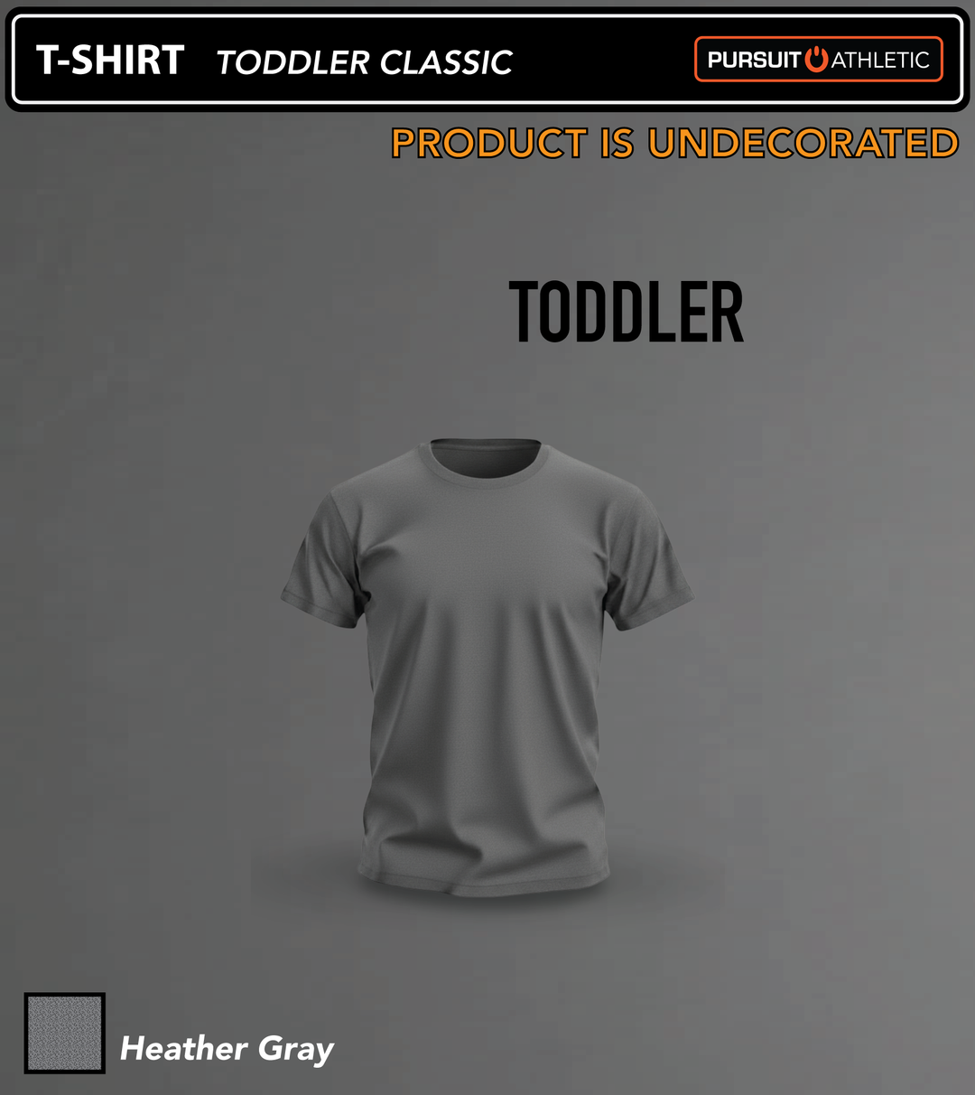 T-SHIRT | Toddler Classic | Undecorated