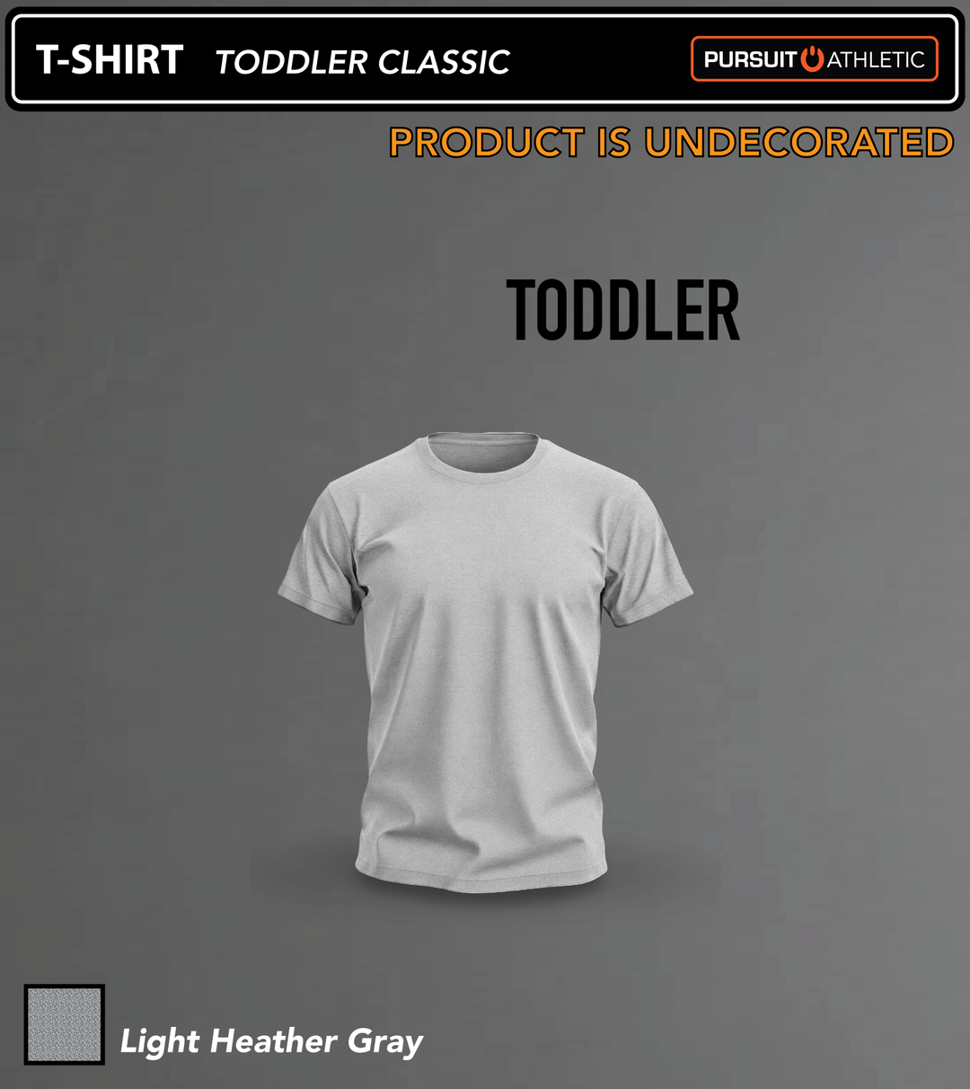 T-SHIRT | Toddler Classic | Undecorated