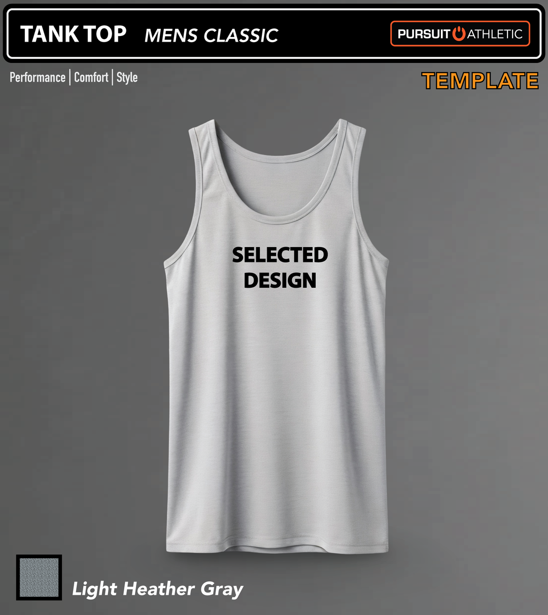 TANK TOP | Mens Classic | Template