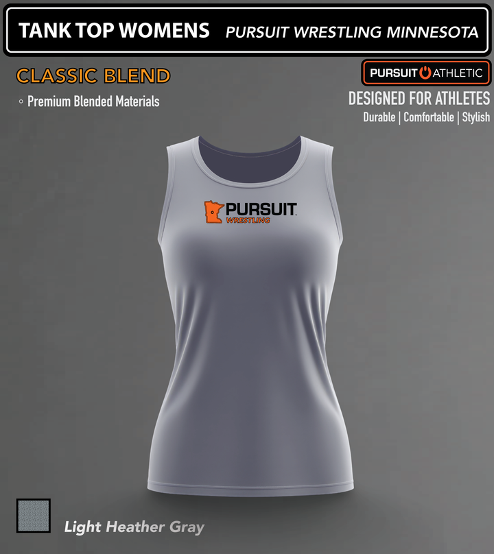 TANK TOP WOMENS | Classic Blend | Pursuit Wrestling Minnesota