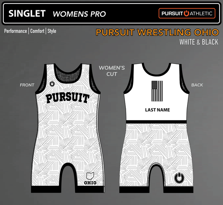 PRE-ORDER | SINGLET | Womens Pro | Pursuit Wrestling OH