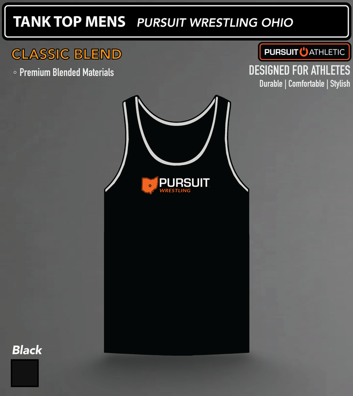 TANK TOP MENS | Classic Blend | Pursuit Wrestling Ohio