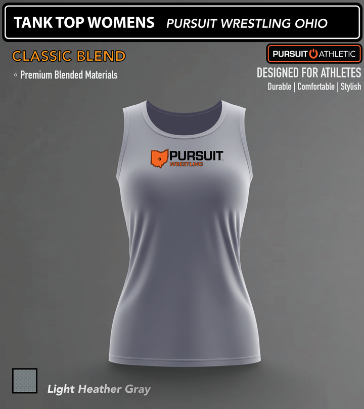 TANK TOP WOMENS | Classic Blend | Pursuit Wrestling Ohio