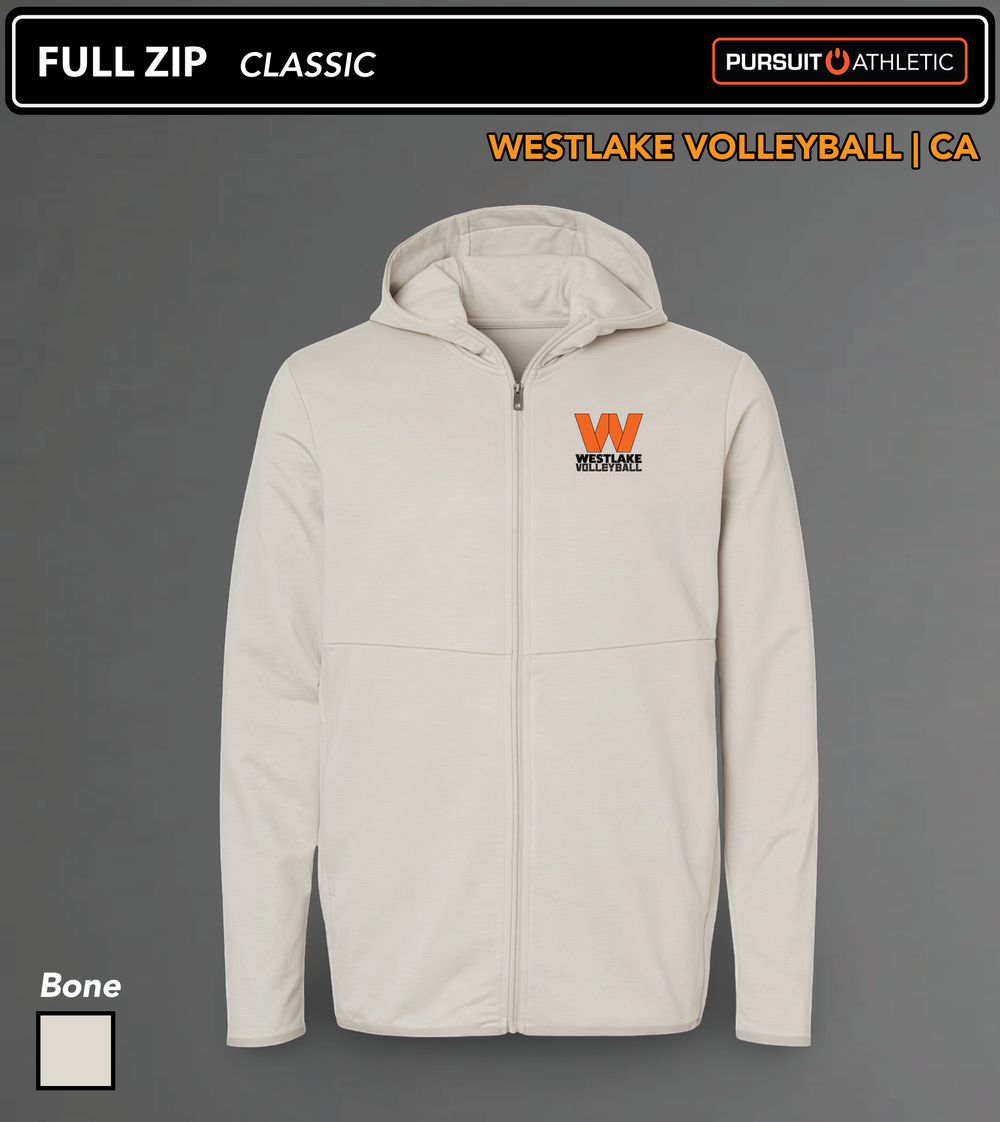 Westlake-Volleyball FULL-ZIP Classic Bone