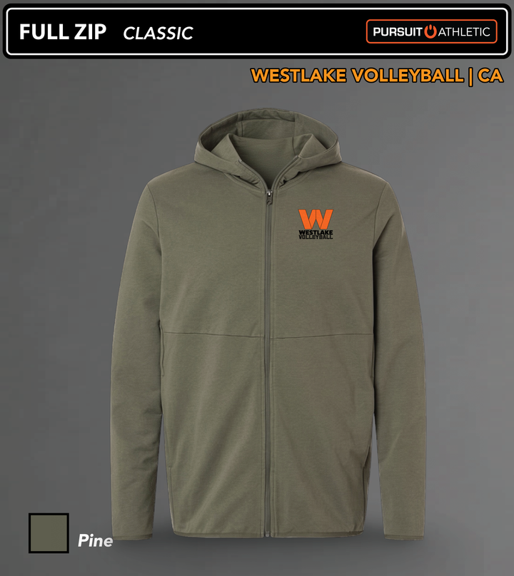 Westlake-Volleyball FULL-ZIP Classic Pine