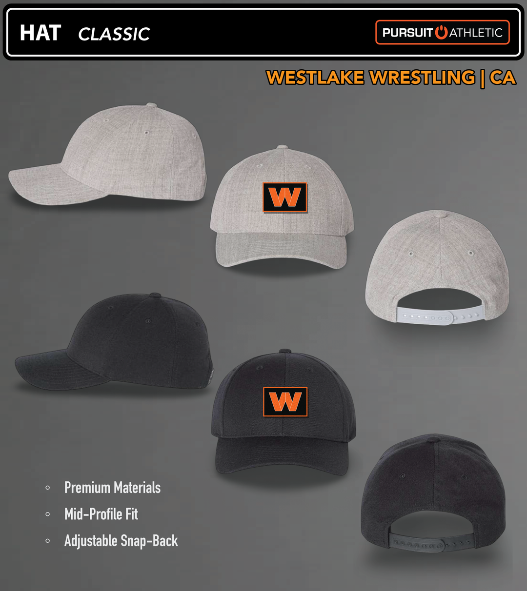 Westlake-Wrestling HAT Classic All-Colors