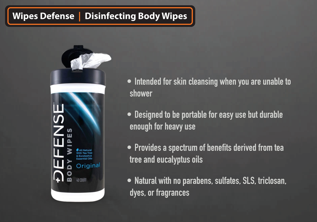 Wipes Defense | Disinfecting Body Wipes
