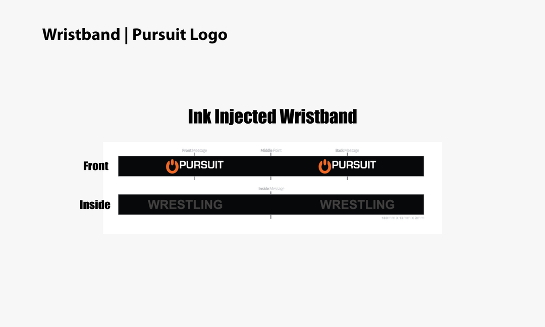 Wholesale - Wristband |  Pursuit Logo