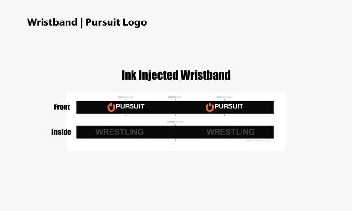 Wholesale - Wristband |  Pursuit Logo